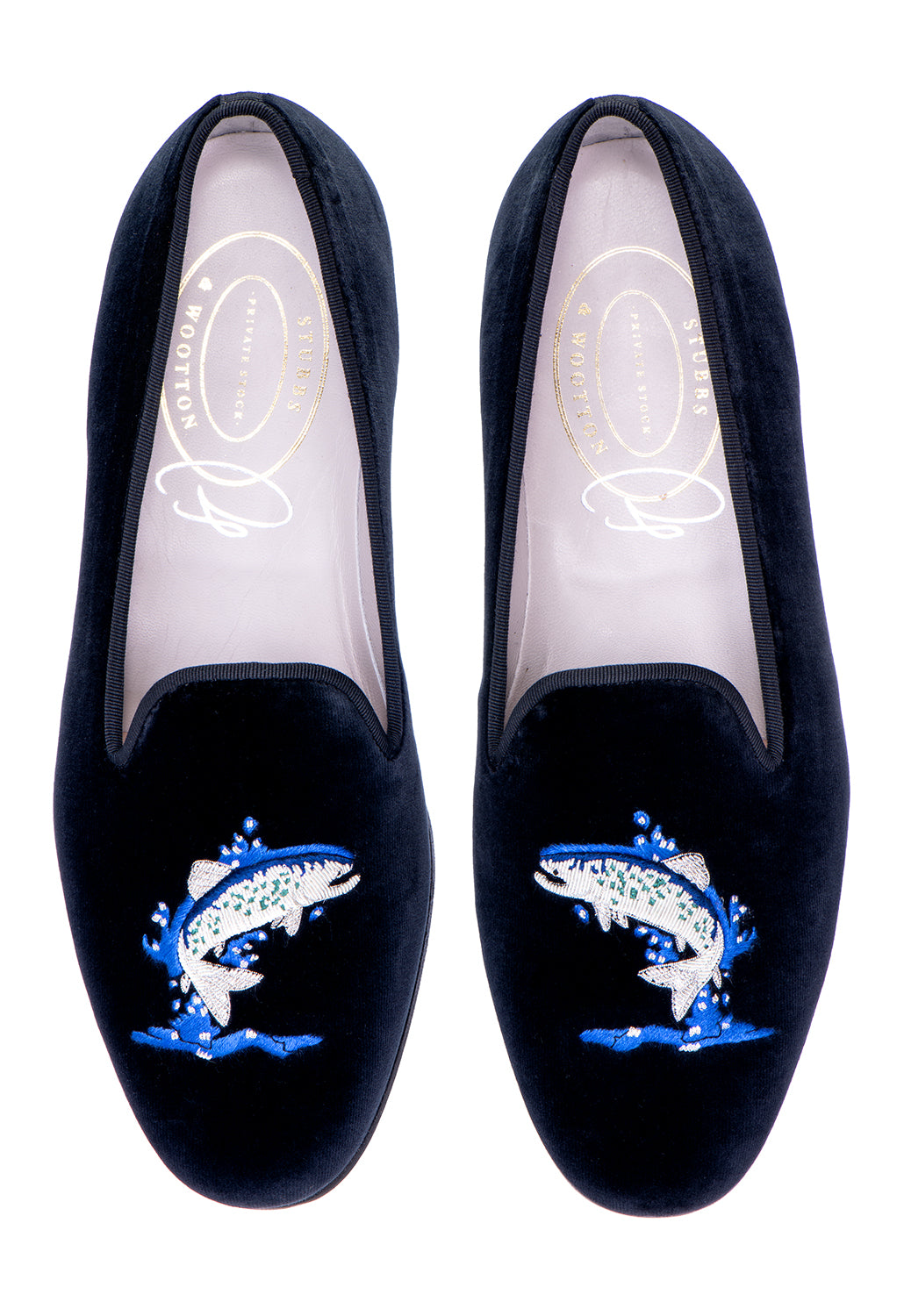 Rainbow Noir Velvet Slipper (Men)