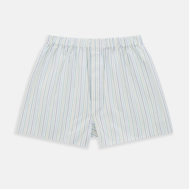 Multicoloured Stripe Godfrey Boxer Shorts