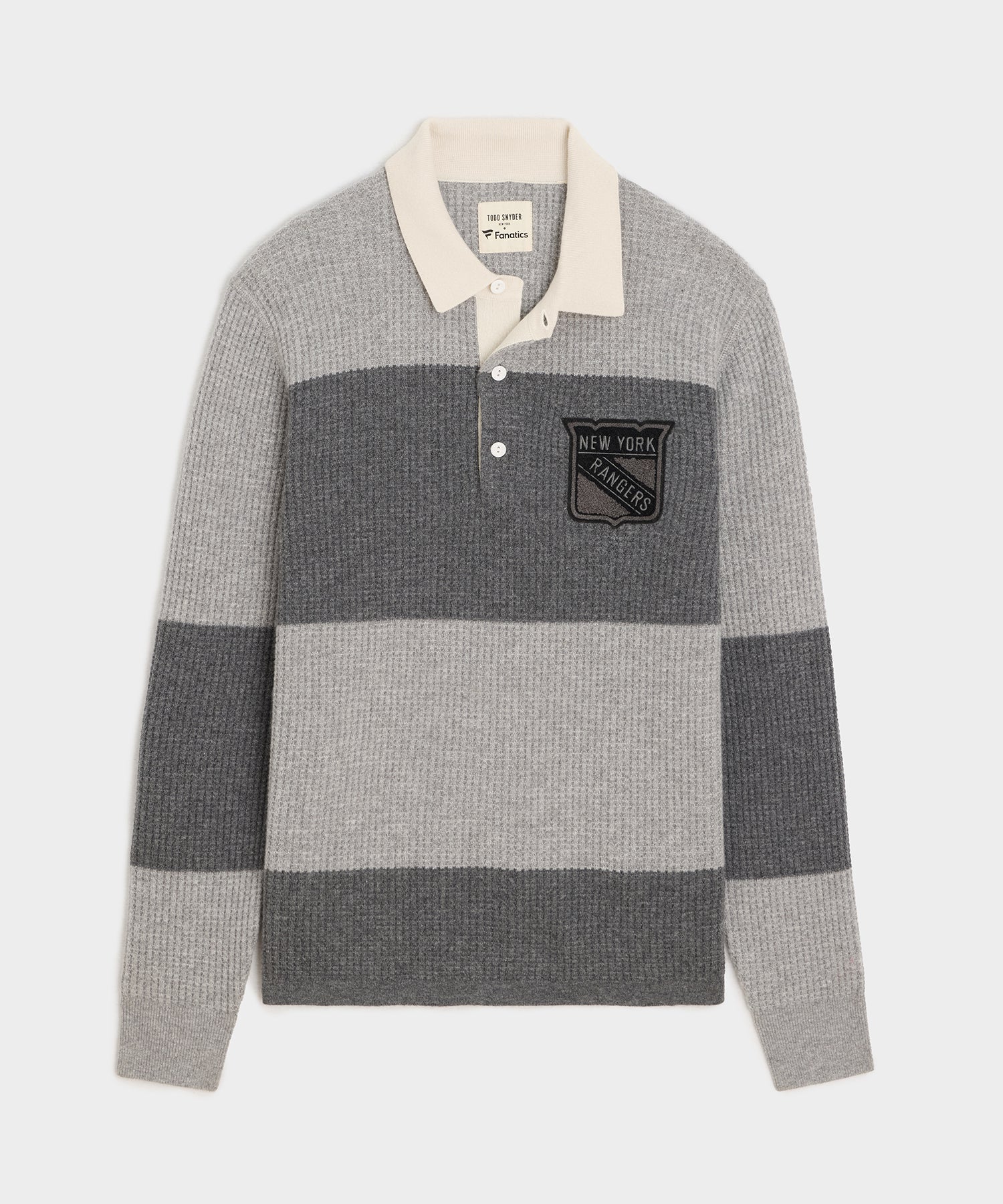 Todd Snyder By Fanatics For Nhl New York Rangers Cashmere Rugby