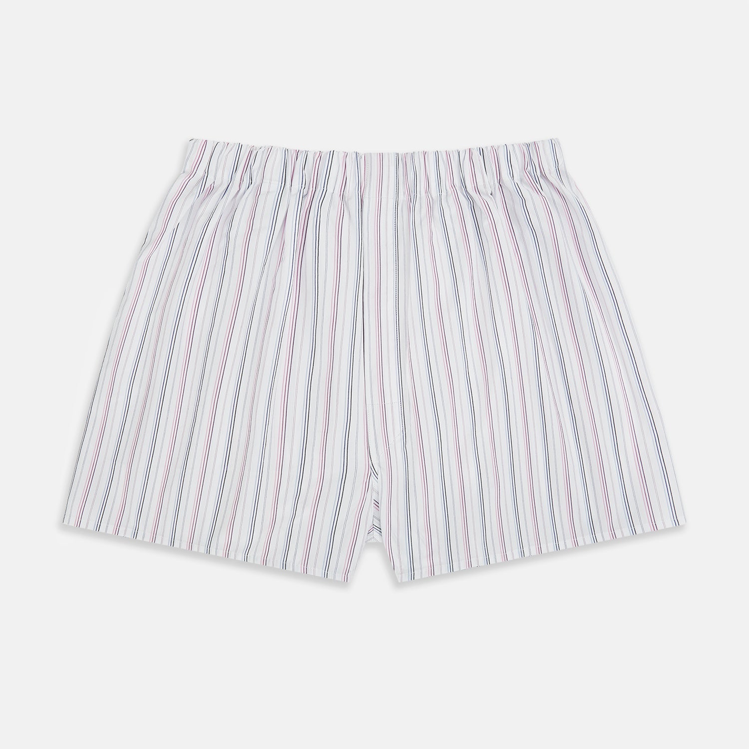Purple Multi Stripe Godfrey Boxer Shorts