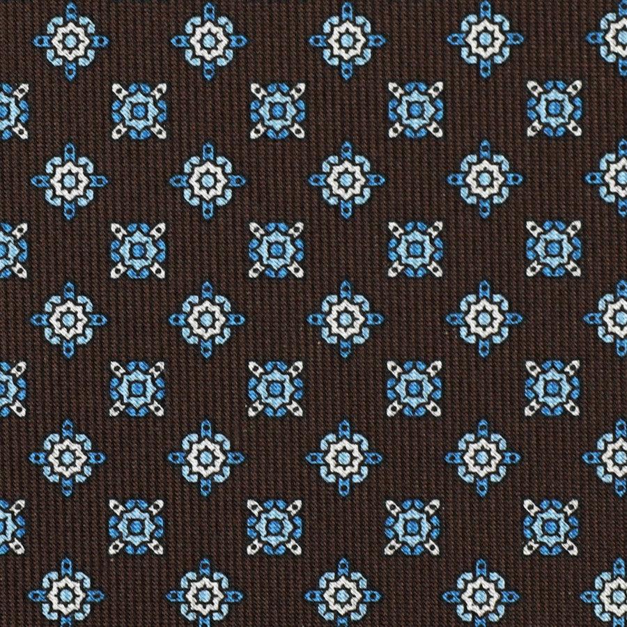 Floral Printed Silk Bespoke Tie