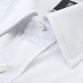Tailored Fit Plain Soyella Double Cuff Shirt In
