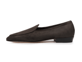 Sagan Classic Loafers In Bark Grey Asteria Suede