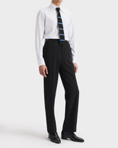 Chemise Col Large En Coton Royal Oxford Blanche