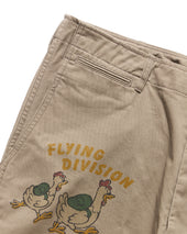 Vintage Printing Chino Pants