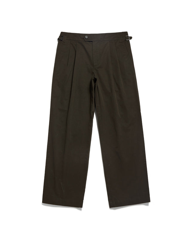 TWO PLEATS COMFORT PANTS / CHARCOAL
