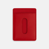 Red Two Slot Card Case