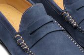 CABRIO/DAMIER NOIRE-VELOURS BLEU