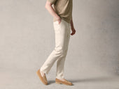 Stride Loafers In Glove Suede And Raffia With Natural Sole