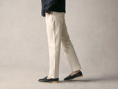 Stride Penny Loafers In Moorland Calf With Natural Sole
