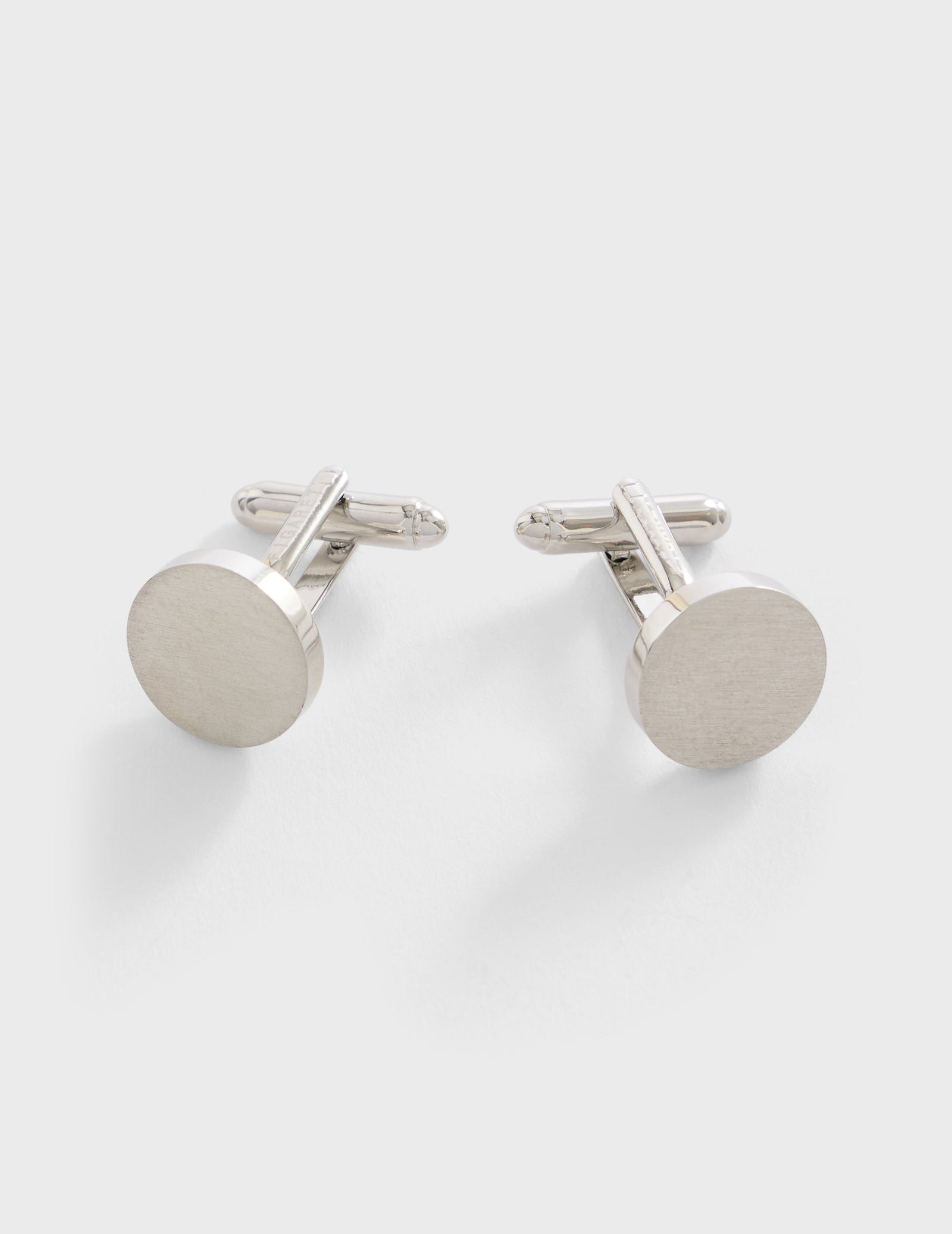 Boutons De Manchette Argent Bross