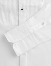 Chemise Semi Ajust E Plastron Blanche