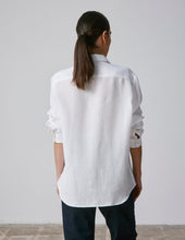 Chemise Mixte Je T Aime En Lin Blanc
