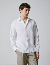 Chemise Mixte Je T Aime En Lin Blanc