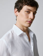 Chemise Mixte Je T Aime En Lin Blanc