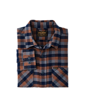 The Rangeland Flannel Shirt - Navy / Orange / Multi Check