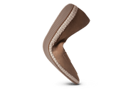 Calvi Slippers In Noix Luxe Suede And Gros Grain
