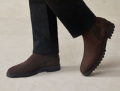 Ribot Boots In Dark Brown Shield Suede