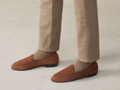 Sagan Classic Loafers In Moyen Asteria Suede