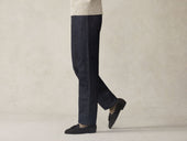 Sagan Rubber Tassel Loafers In Lusitanias Dark Brown Asteria Suede