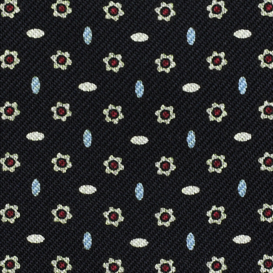 Floral Printed Silk Bespoke Tie