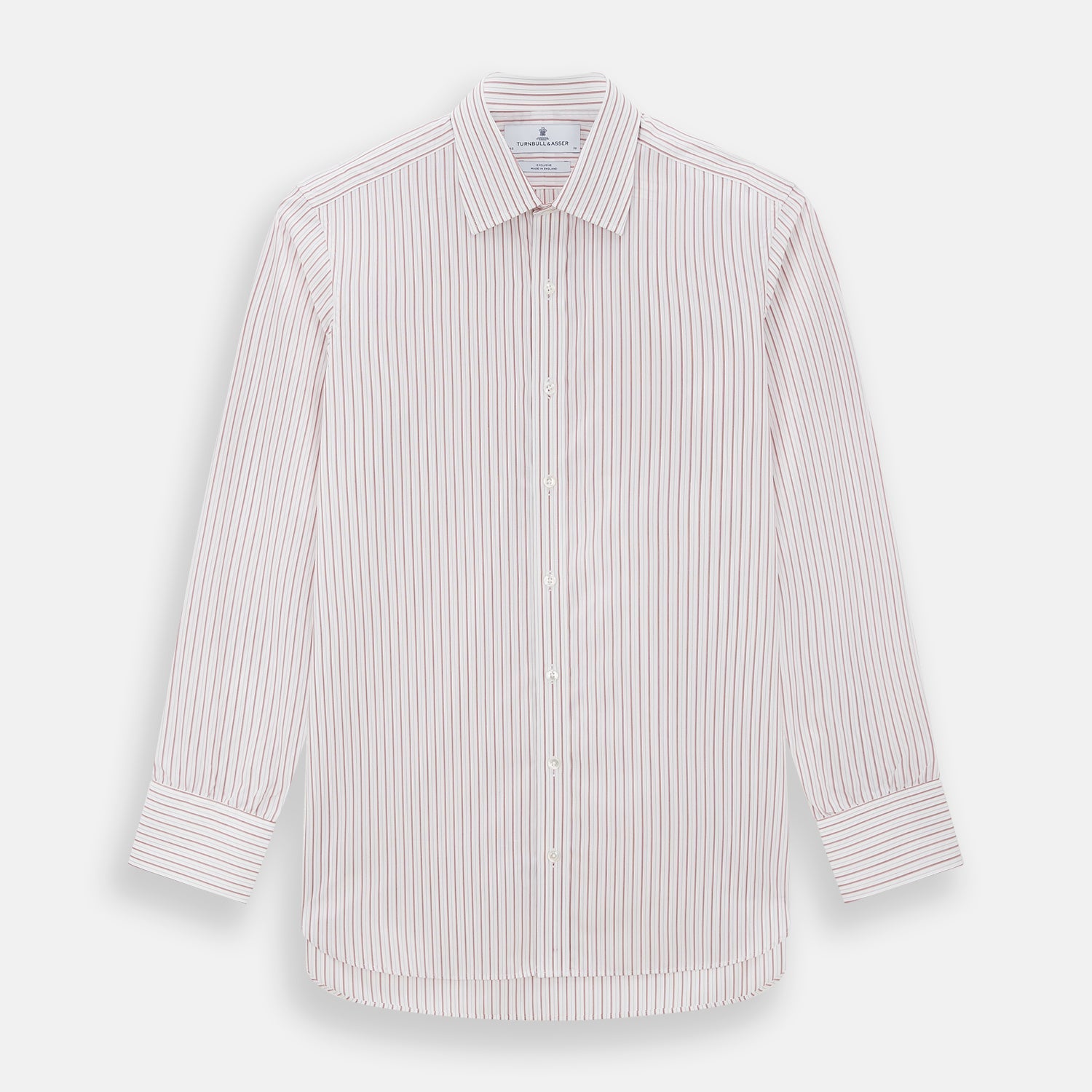 Red Multi Ticking Stripe Mayfair Shirt
