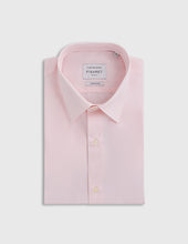 Chemise semi-ajustée rayée rose