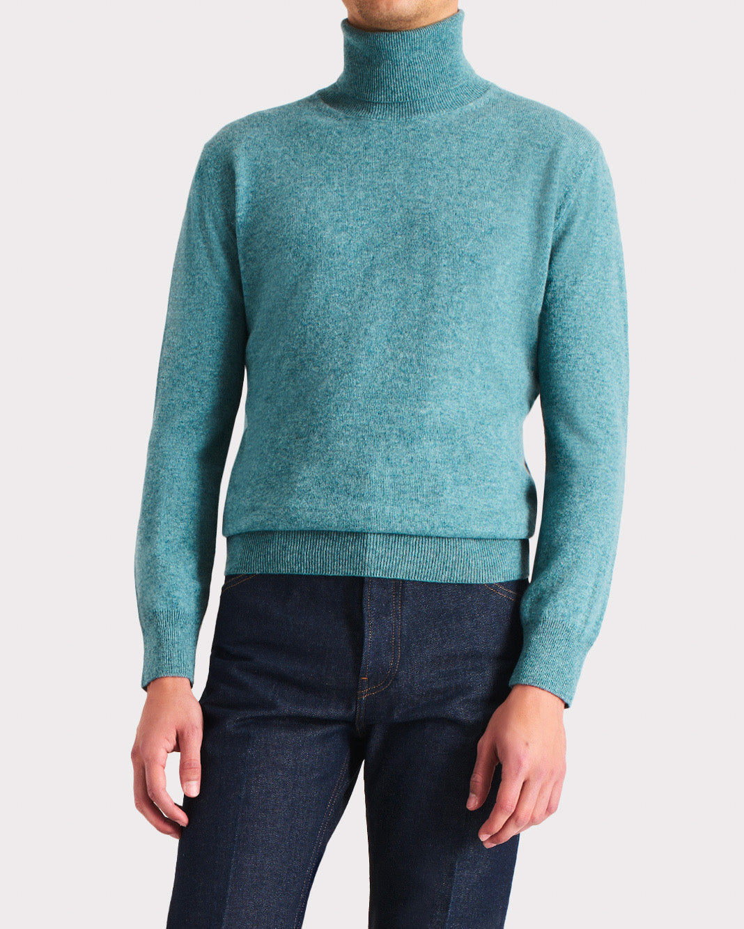 Pull Col Roul En Cachemire