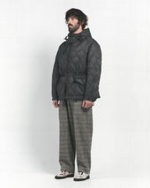 Quilted Royal Navy Parka Ripstop
