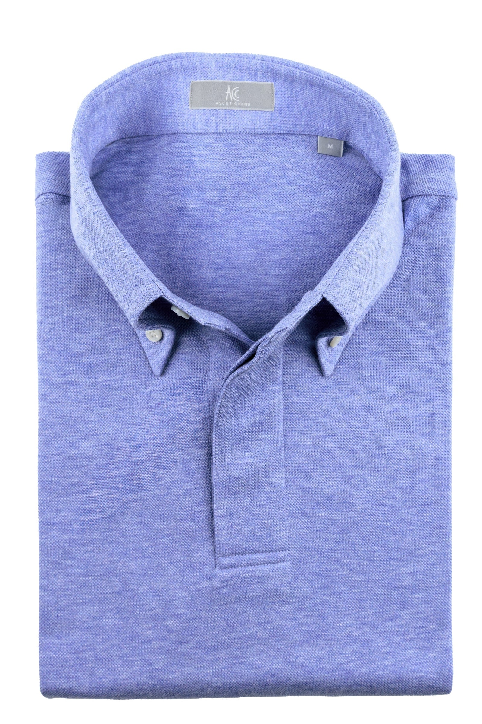 Sky Button Down Collar Polo Short Sleeve Davis Fit