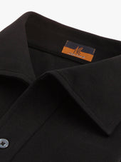 Short Sleeve One Piece Collar Polo Davis Fit