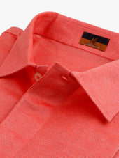 Medium Peach Polo Shirt Regular Fit