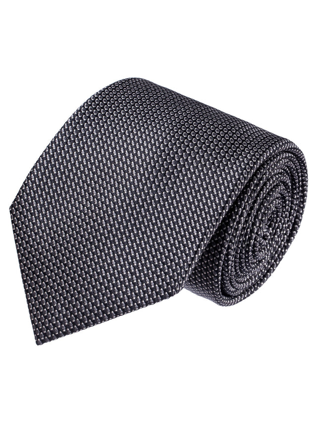 Brioni Grey Grenadine Tie
