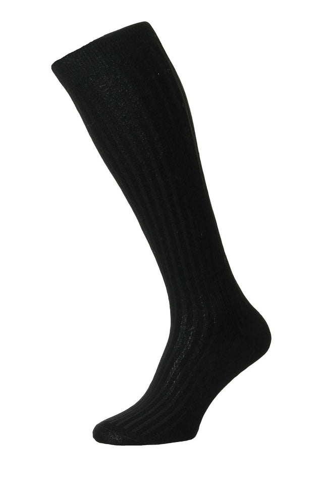 Pantherella Danvers Cotton Lisle Socks - Over the Calf