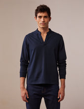 T Shirt Charles En Coton Marine