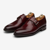 Single Monk - Burgundy - Zip Last