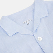 Pale Linen Pyjama Shirt