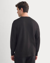 Thermal Crew in Cozy Waffle | Black