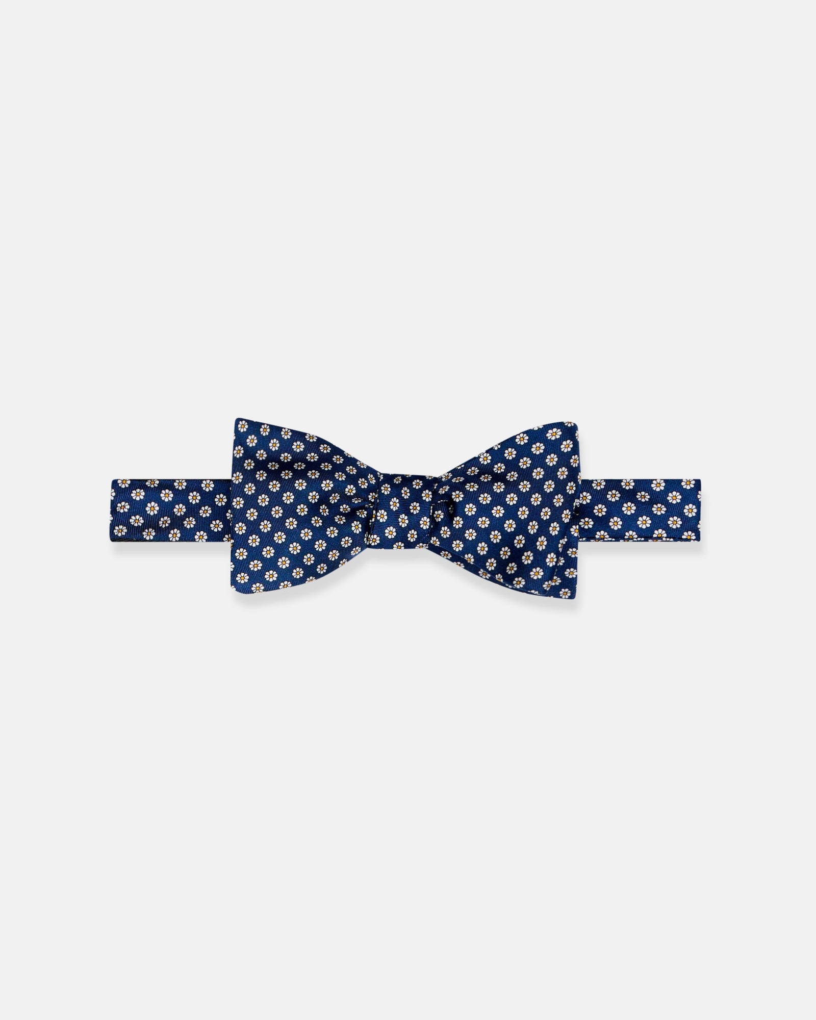 Made In Uk Printed Foulard Silk Bow Tie