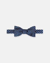 Made In Uk Printed Foulard Silk Bow Tie