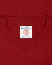 Made In Scotland Red Shaggy Dog Icon Sweater Trim Fit