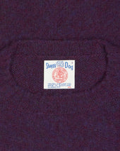 Made In Scotland Purple Shaggy Dog Sweater Classic Fit