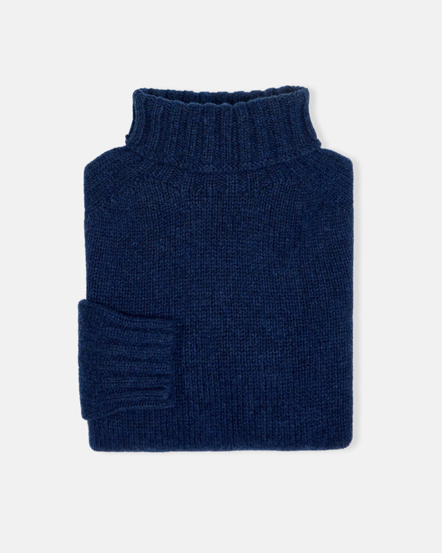 Made In Scotland Lambswool Turtleneck Sweater