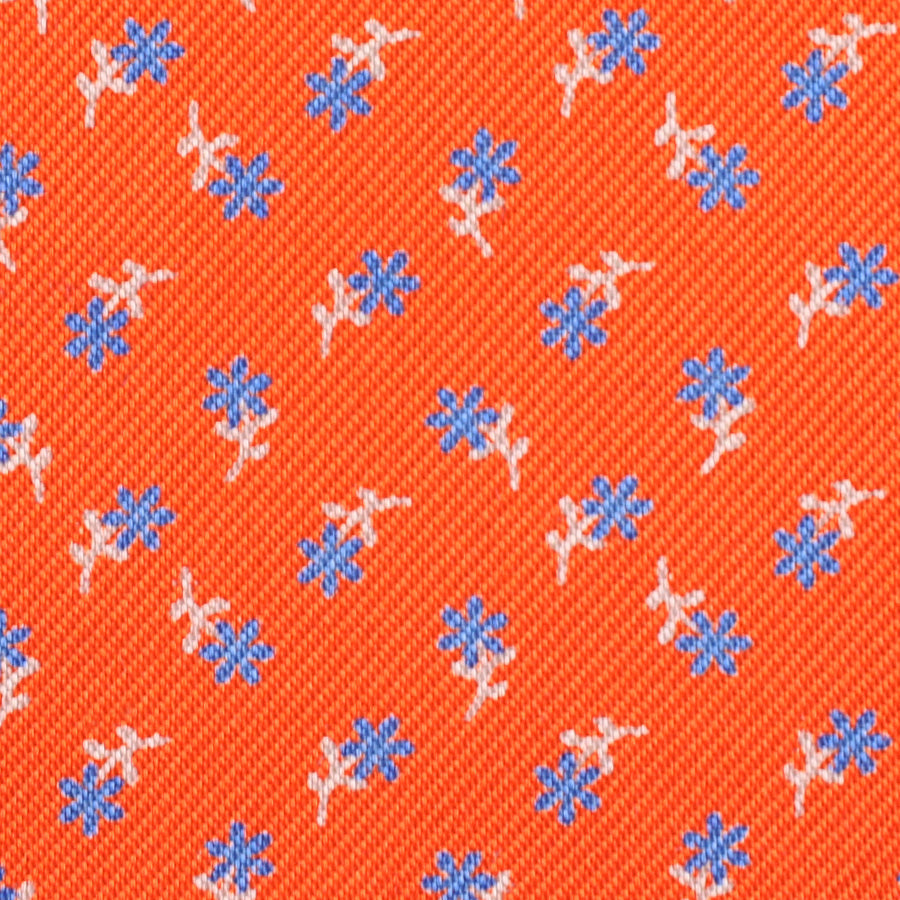 Floral Printed Silk Bespoke Tie