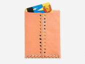 No. 092 Card Case with Snaps, Natural