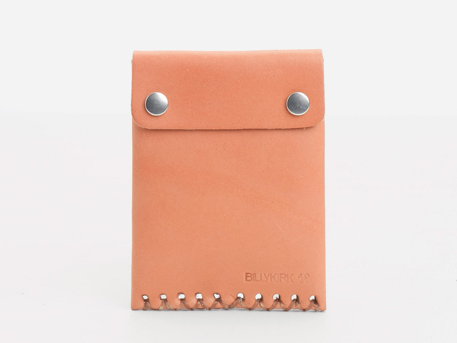 No. 092 Card Case with Snaps, Natural