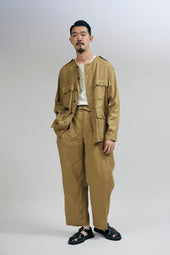 Man Field Pant Linen Basket