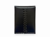 No. 092-GD Card Case with Snaps Stealie, Black