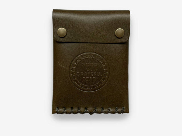 No. 092-GD Card Case with Snaps GOGD, Olive