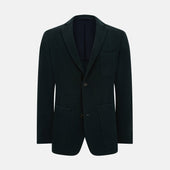 Forest Green KNITTED CAMBRIDGE BLAZER